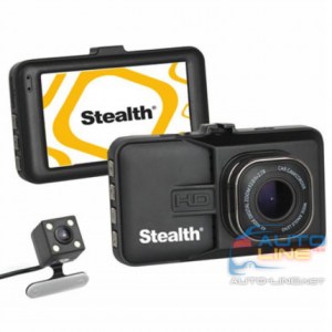 Stealth DVR ST 130 — автомобильный двухканальный видеорегистратор + камера заднего вида