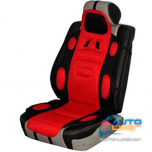 Vitol F 19002 RD/BK — накидка на сиденье черно-красная