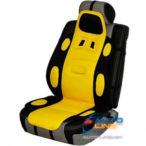 Vitol F 19002 YL/BK — накидка на сиденье желто-черная