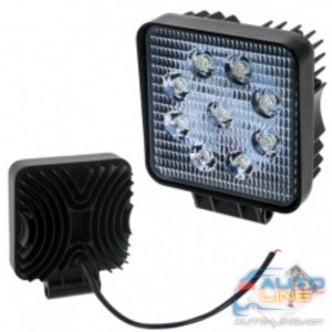 Vitol LML-K0727 FLOOD (9led*3w) 105mm*105mm (K0727 F) — автомобильная дополнительная LED-фара ближнего света