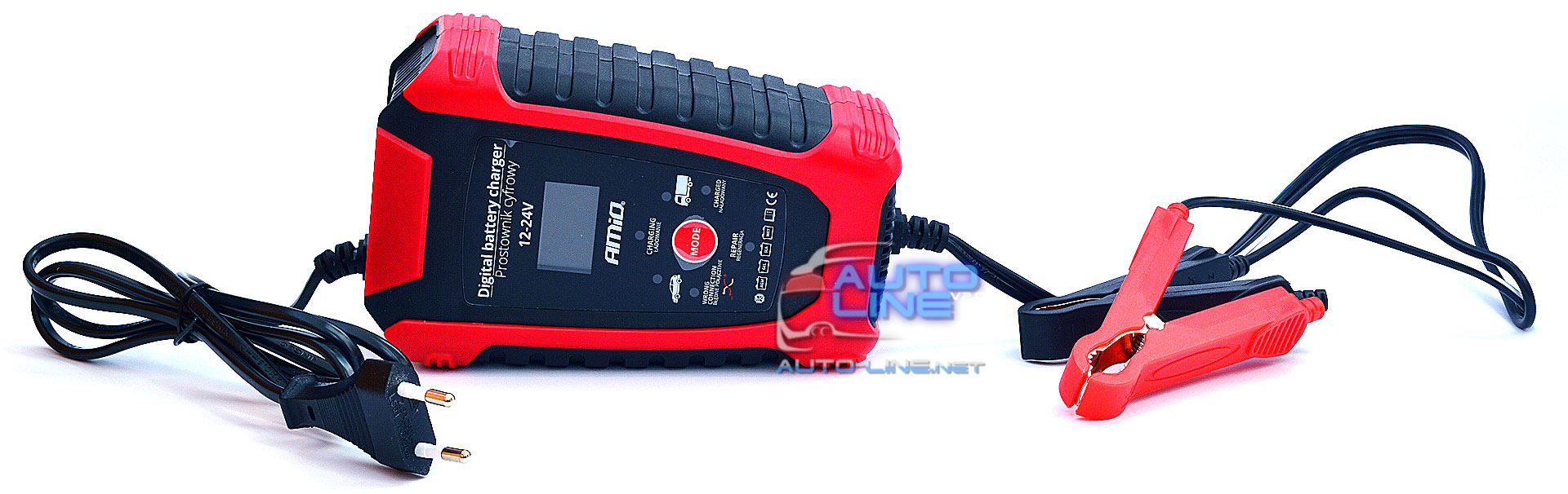 AMiO DBC-03, 12В/24В, 6A/3A (02379) - Интеллектуальное зарядное устройство 12/24В