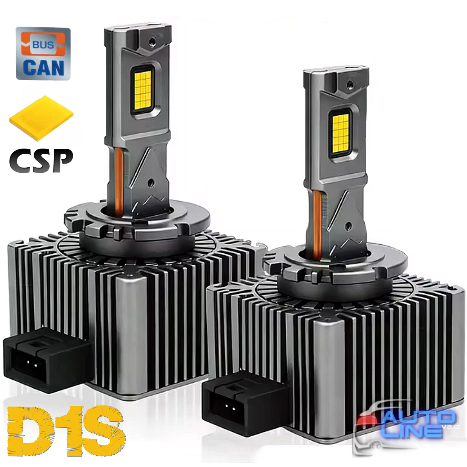 Потужні штатні LED-лампи D1S/D1R — B-Power LED D1S/D1R FLR 6000K CAN V1