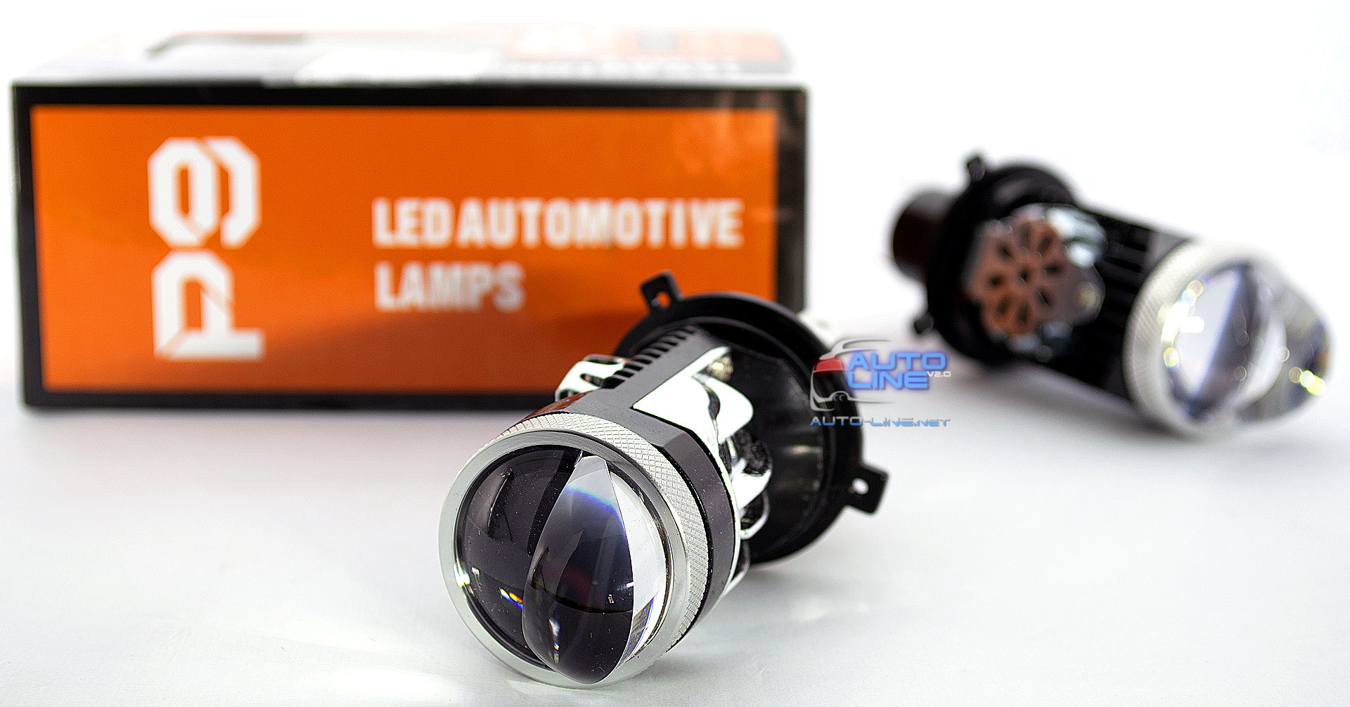 B-Power LED L-01 PRO P9 6K H4 H/L LASER - міні лазерні LED-лінзи H4