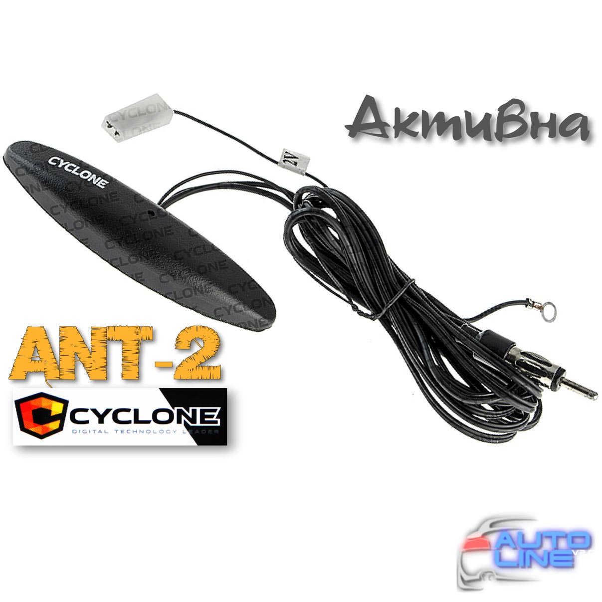 CYCLONE ANT-2 - активная автомобильная FM/AM-антенна