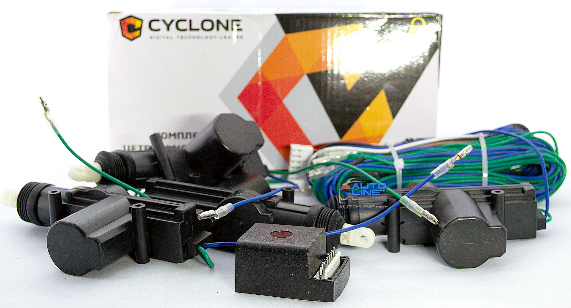 CYCLONE DLS-221 - комплект центрального замка на 4 двери