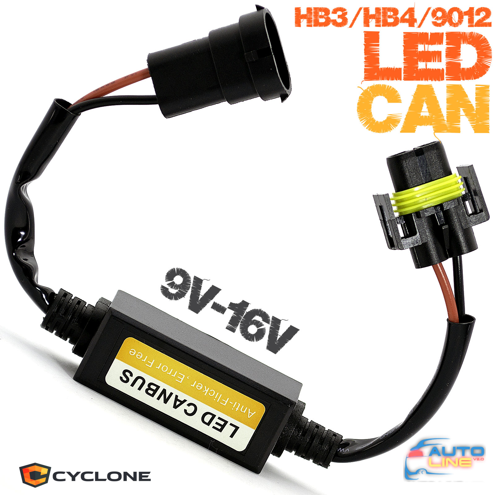 Cyclone CN-1 LED CAN 9005/9006/H10/9012 – «обманка» для светодиодных ламп 9005/9006/H10/9012, обходчик системы контроля ламп