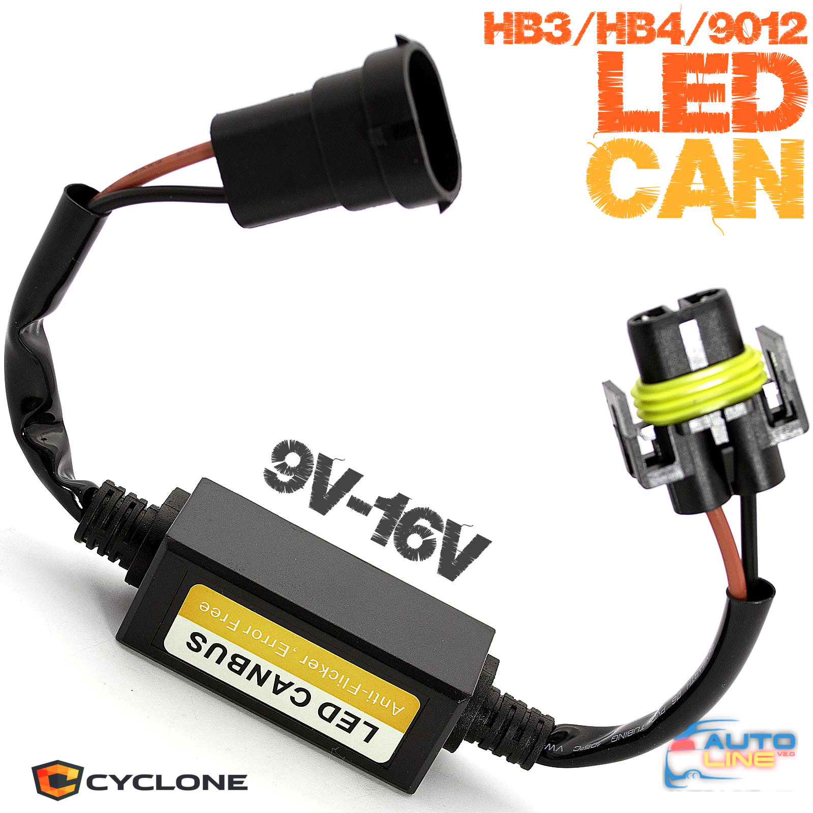 Cyclone CN-1 LED CAN 9005/9006/H10/9012 – «обманка» для светодиодных ламп 9005/9006/H10/9012, обходчик системы контроля ламп