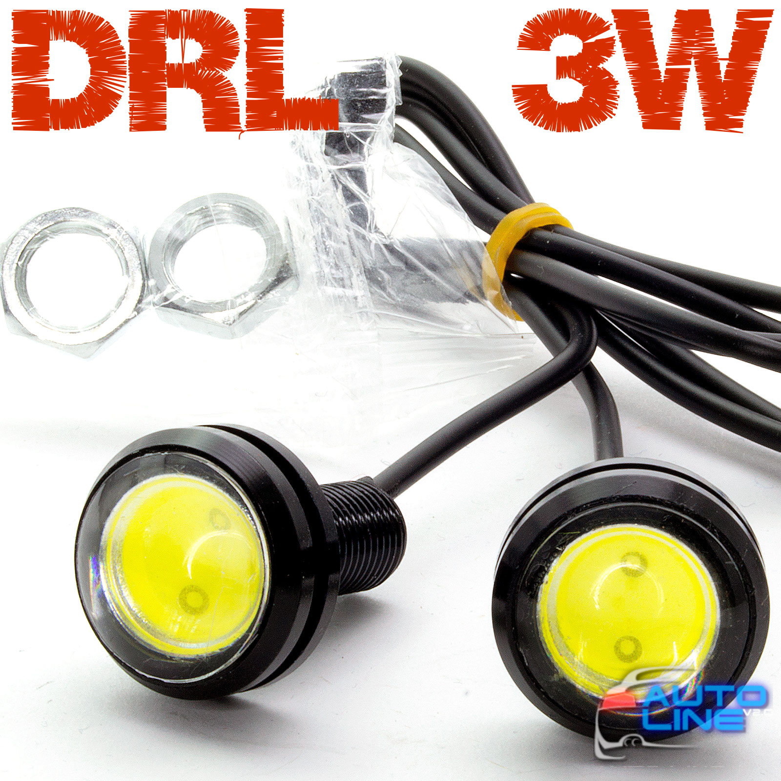 LED-лампи з лінзою в бампер (Eagle Eye) — Cyclone DRL-102