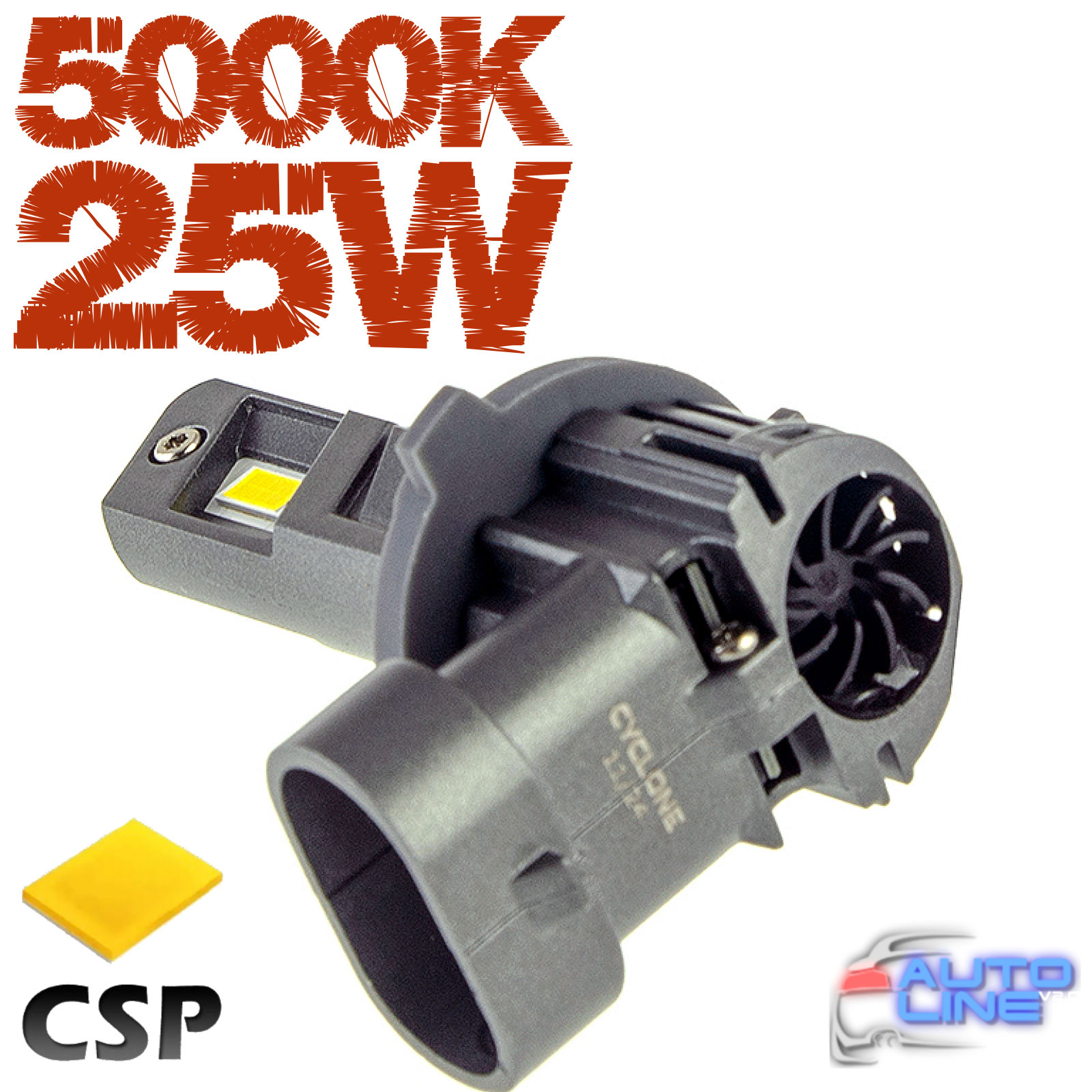 Cyclone LED 9005 5000K type 44 — автомобильная LED-лампа 9005/HB3 под галогенку