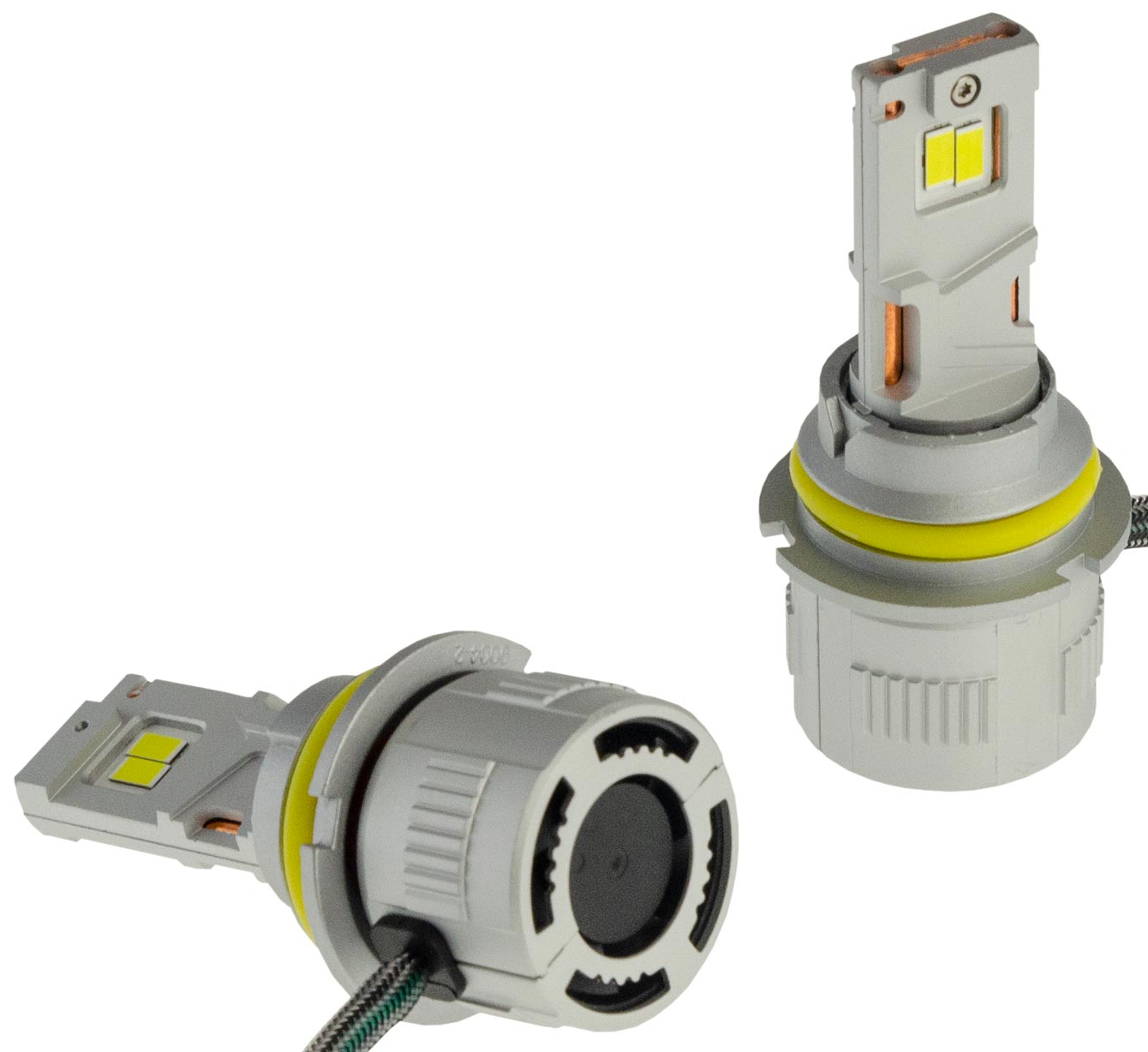 Мощные LED-лампы 9007/HB5 для грузовых и легковых авто с обманкой, 100Вт 9-60V - Cyclone LED 9007 H/L 6000K 9-60V type 52