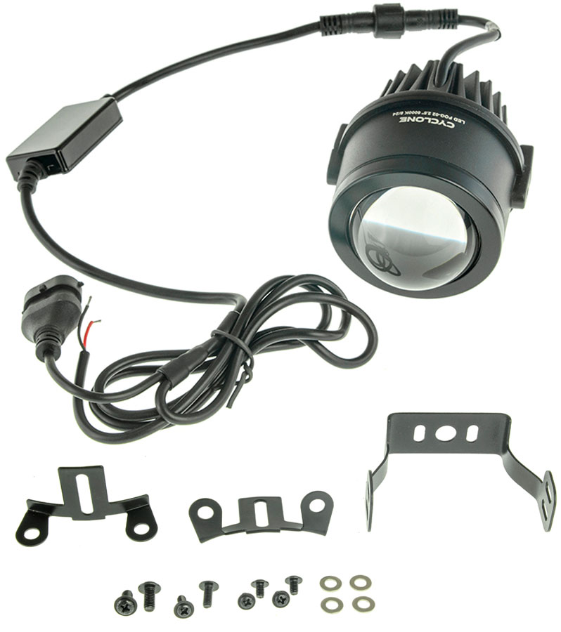 Cyclone LED BF06 2.0 3-Color — белый/желтый свет трехцветная противотуманная Bi-Led линза 3000К/4300К/6000К 2 дюйма, (59мм)