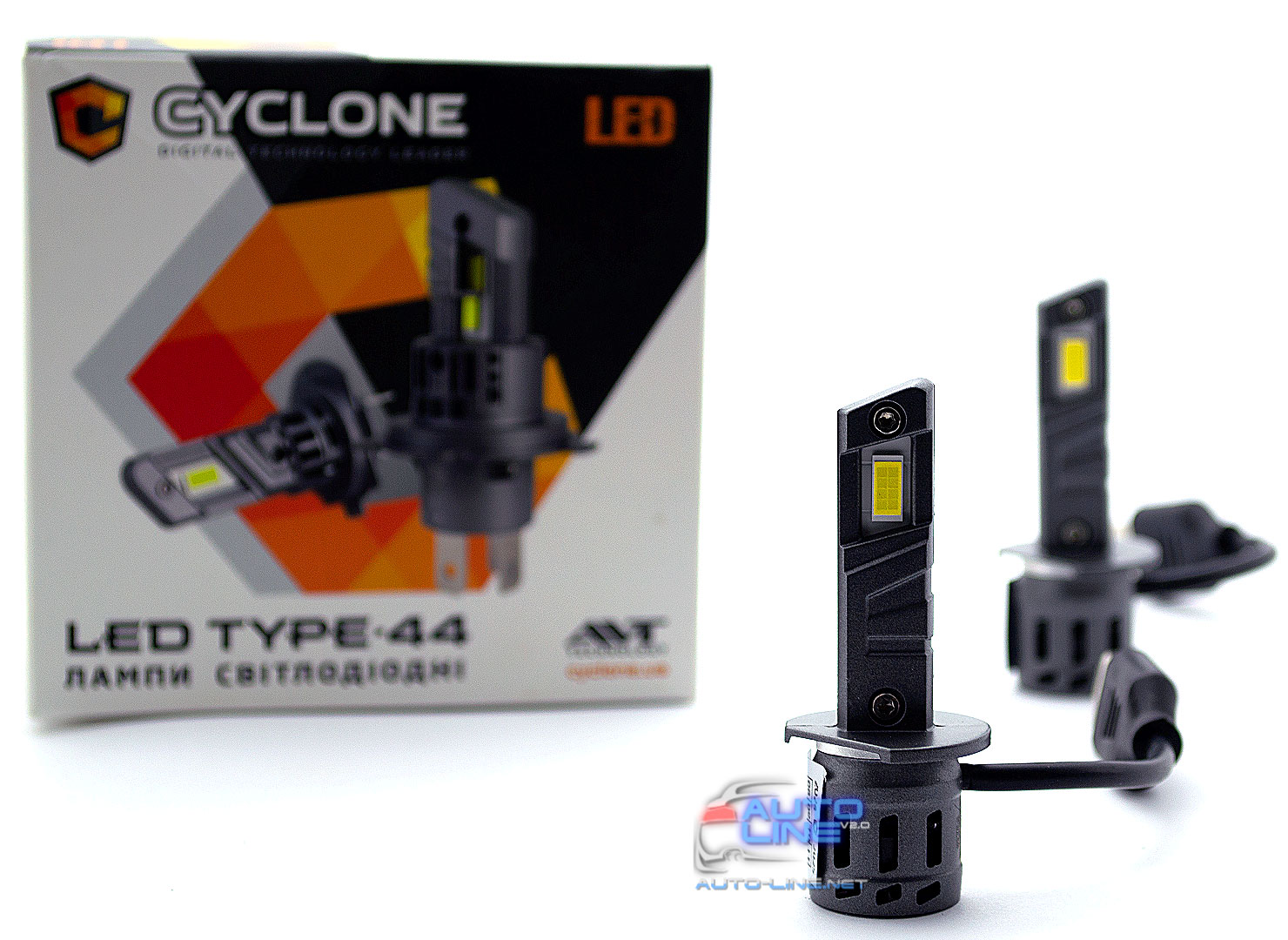 Компактні LED-лампи H1 під галогенку — Cyclone LED H1 5000K type 44