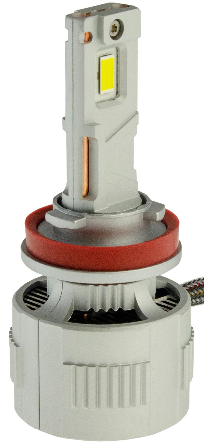 Cyclone LED H11 6000K 9-60V type 52 — мощные LED-лампы H11 для грузовых и легковых авто с обманкой, 100 Вт