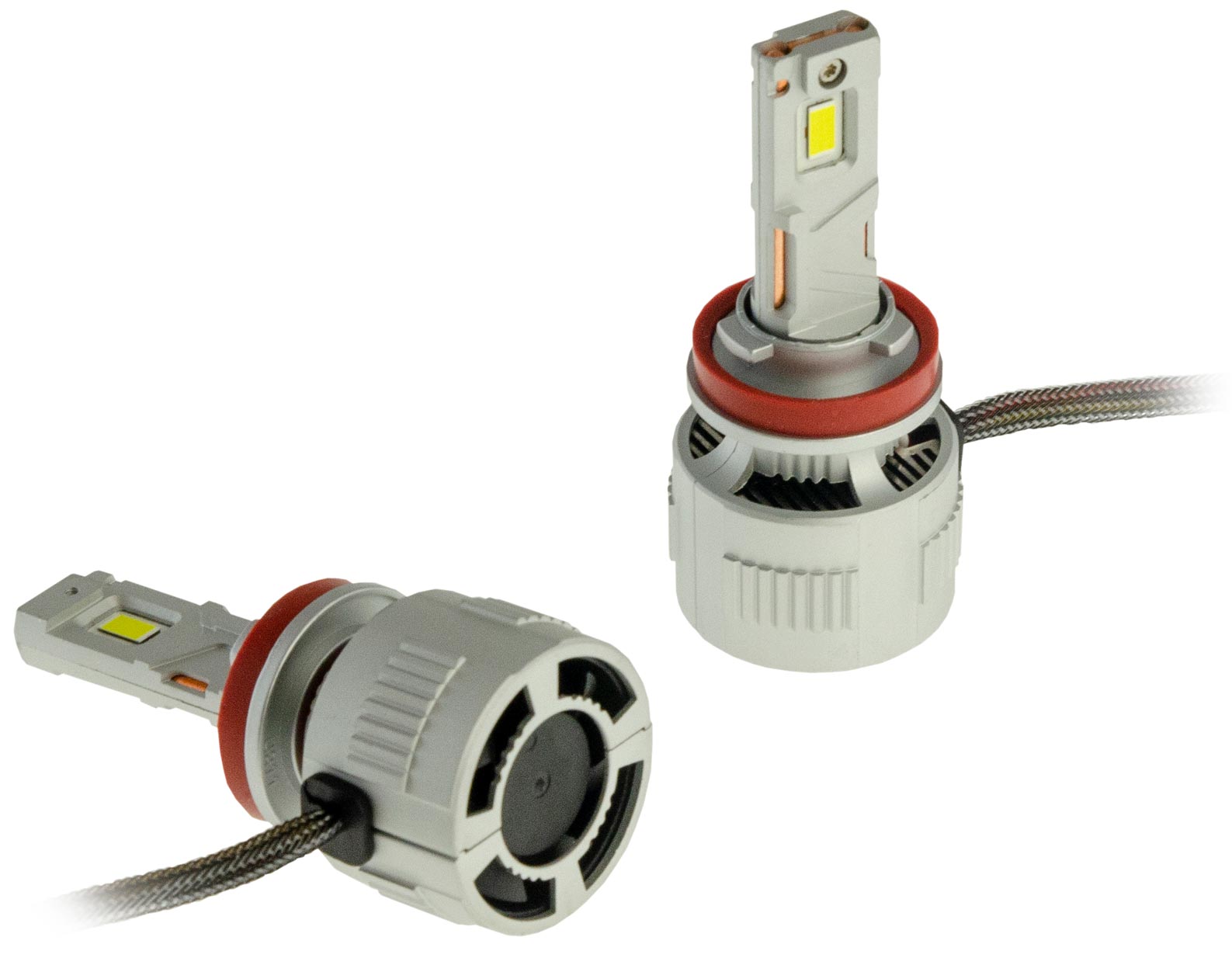 Cyclone LED H11 6000K 9-60V type 52 — мощные LED-лампы H11 для грузовых и легковых авто с обманкой, 100 Вт