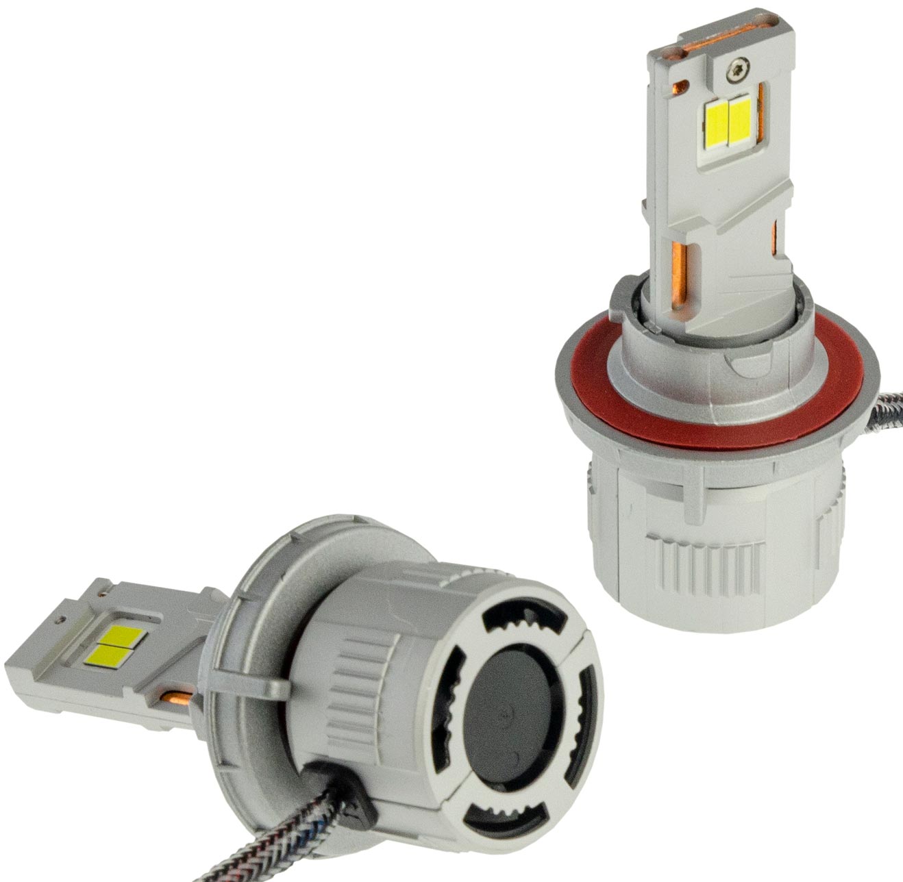 Cyclone LED H13 H/L 6000K 9-60V type 52 — мощные LED-лампы H13 для грузовых и легковых авто с обманкой, 100 Вт 9-60V