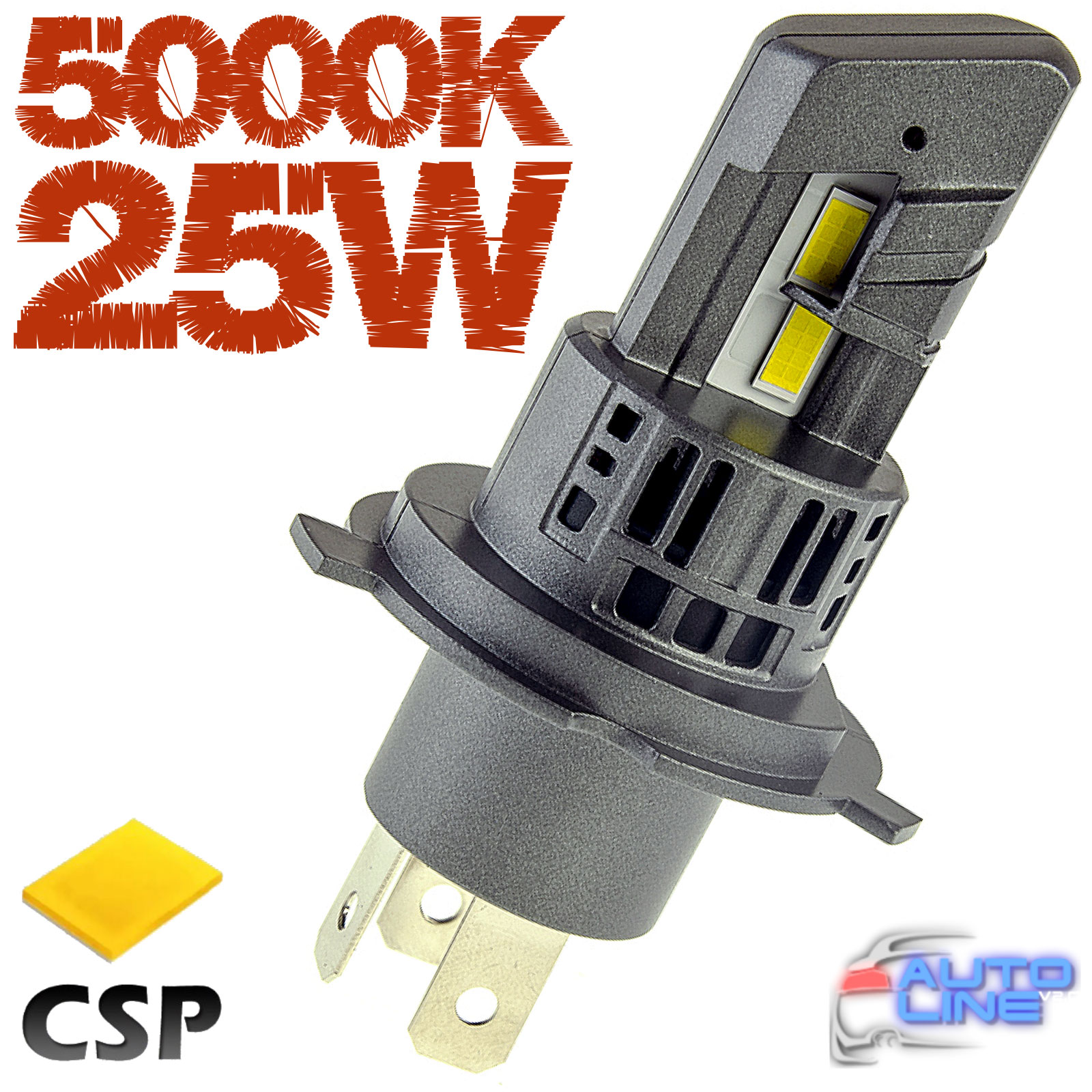 Cyclone LED H4 H/L 5000K type 44 — автомобильная LED-лампа H4 под галогенку