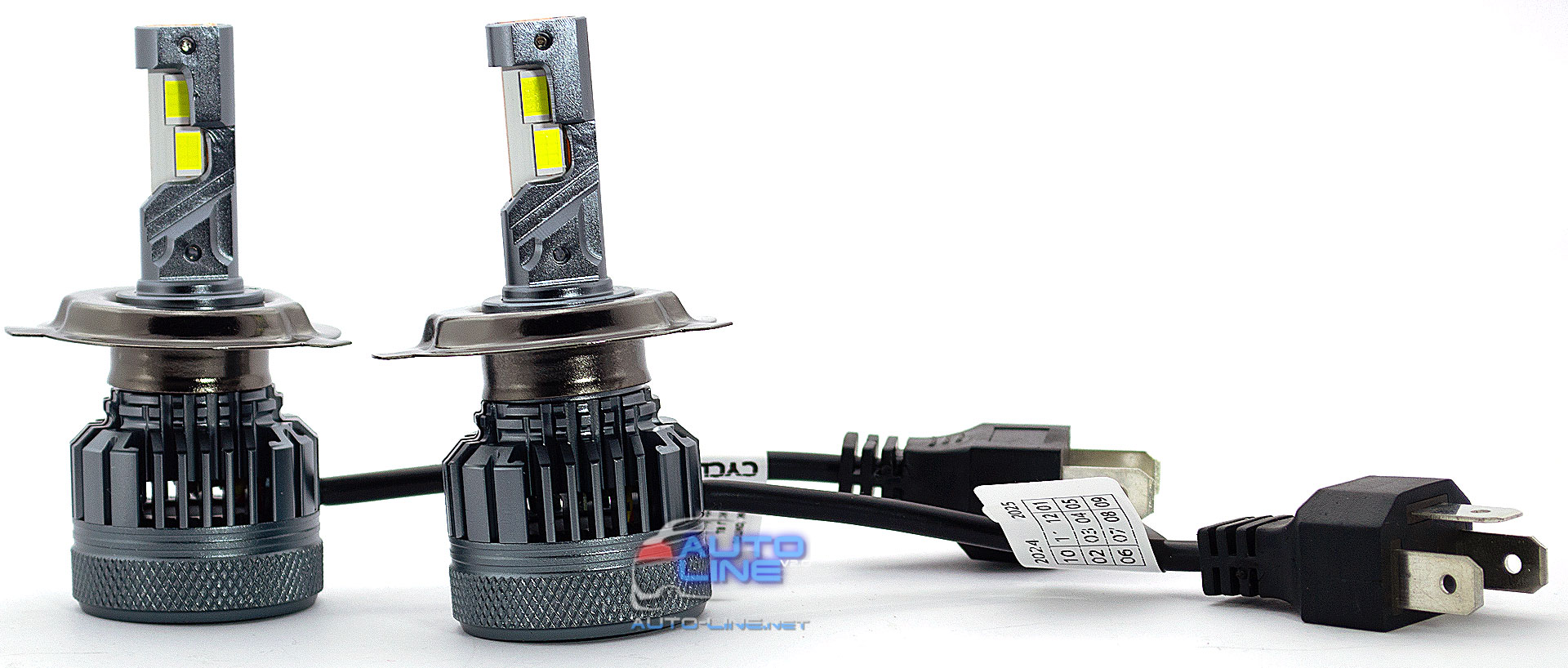 Мощные LED-лампы H4 с обманкой 9-32В 45Вт 5500K/9800Lm - Cyclone LED H4 H/L 5500K type 47
