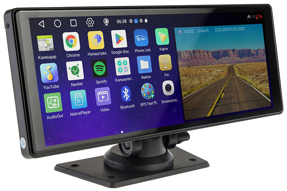 Cyclone ND 1010 AND DVR - автомобільний GPS-навігатор Android з відеореєстратором, 10 дюймів