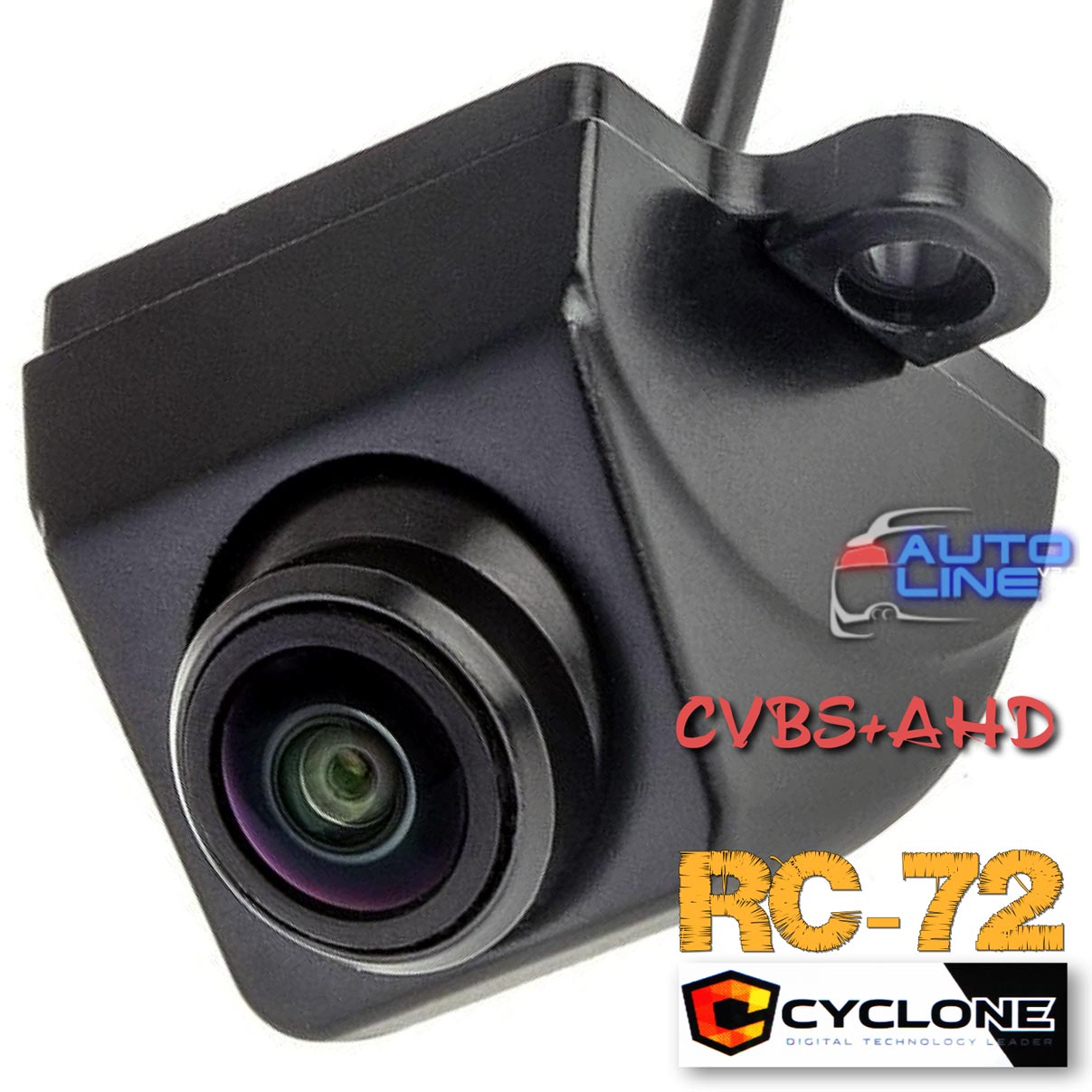 Cyclone RC-72 CVBS+AHD - AHD камера заднего вида, 720P, авто камера переднего и заднего вида