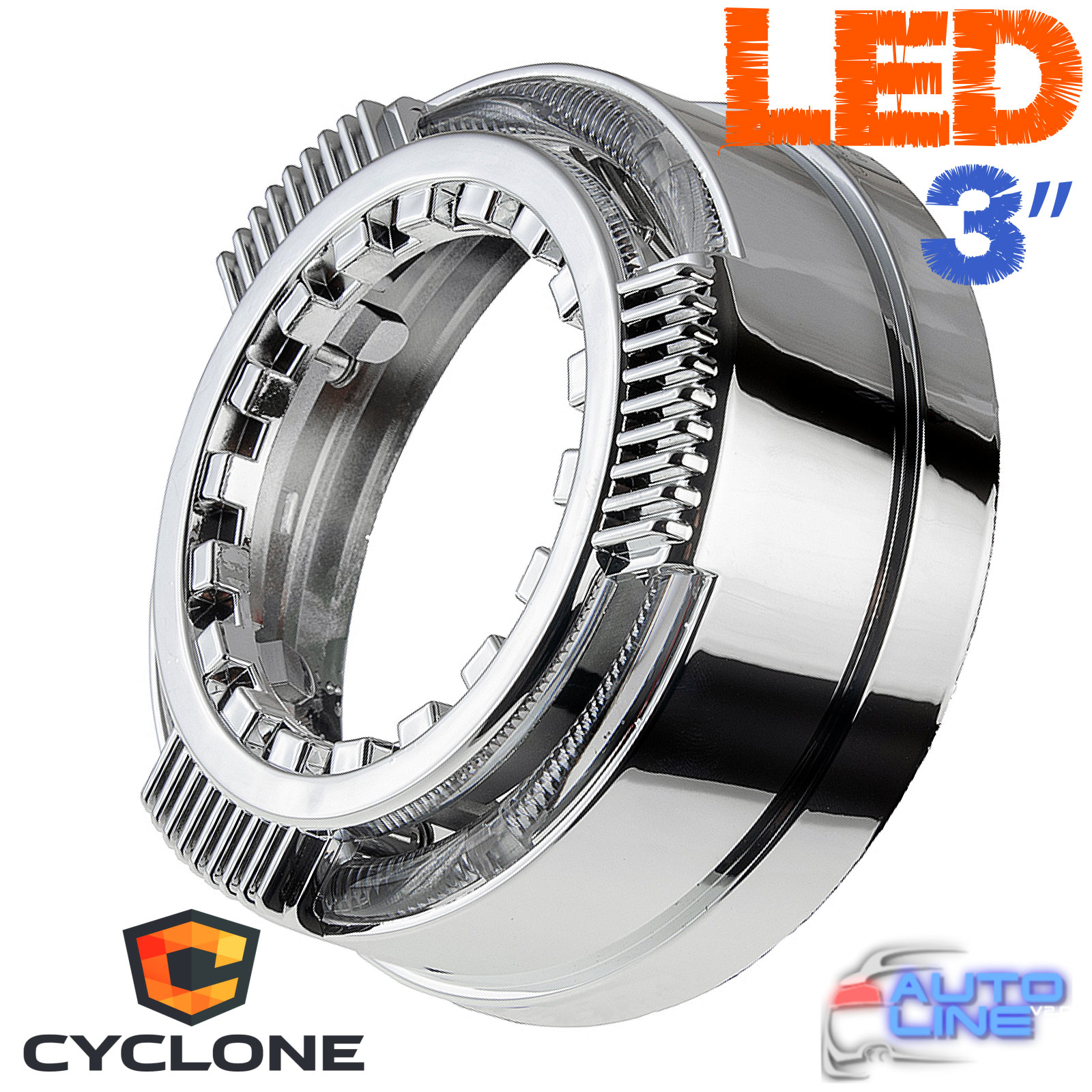 Cyclone S-54 (3.0) DRL — LED-маска с ангельскими глазками для линз 3 и 2.5 дюйма, DRL