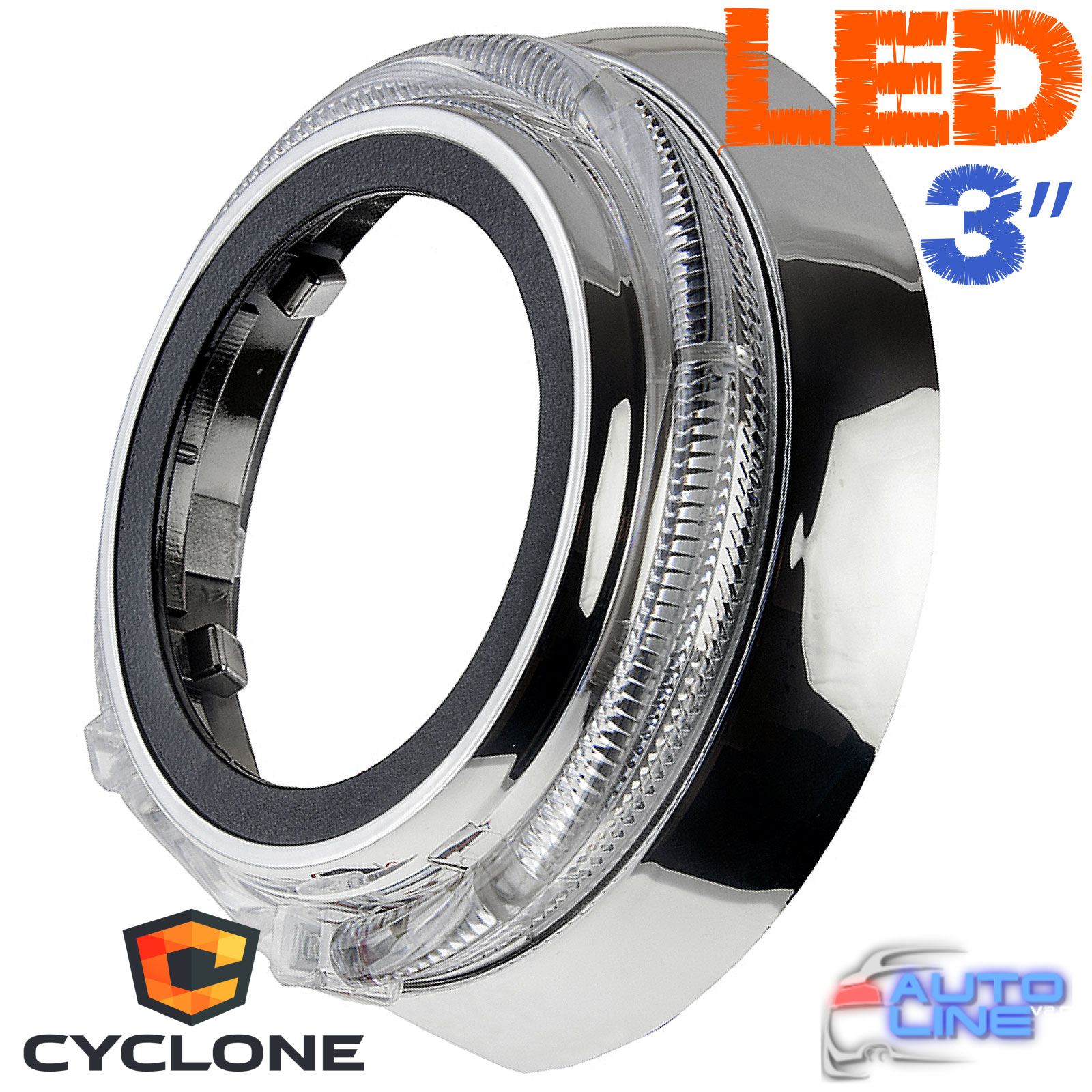 Cyclone S-57 (3.0) DRL — LED-маска с ангельскими глазками для линз 3 и 2.5 дюйма, DRL