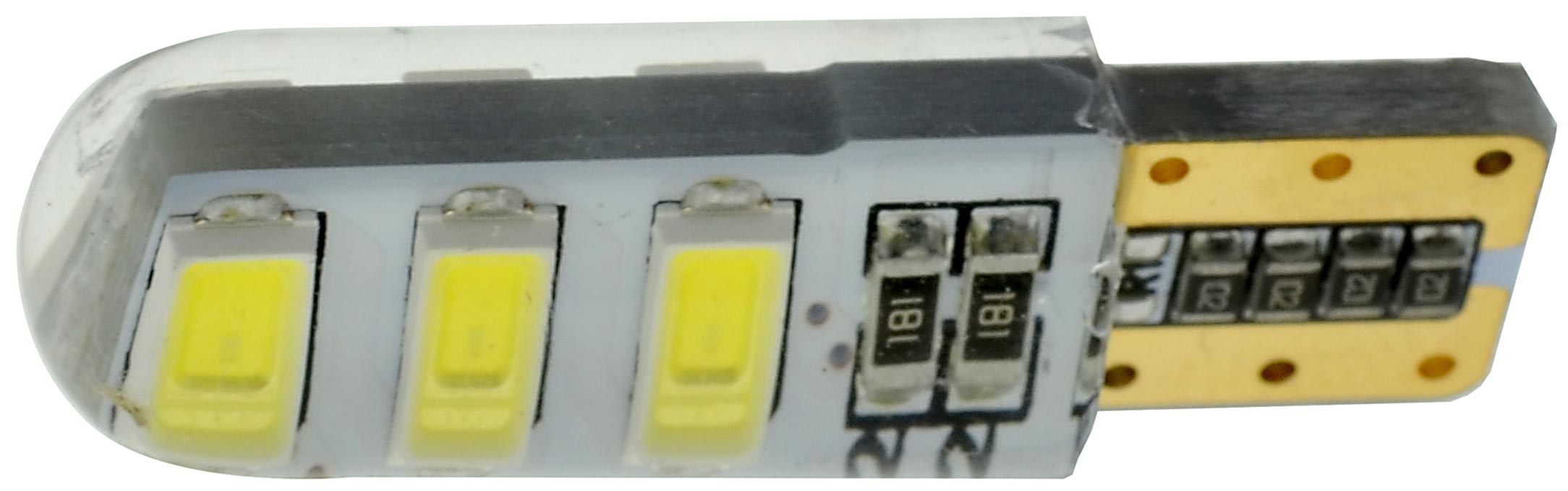 CAN LED-лампа W5W с обманкой - Cyclone T10-036 CAN 5730-6 12V MJ