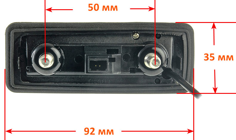 Cyclone TRC-02 Skoda Octavia, Audi (LS8011) - AHD FULL HD штатная камера заднего вида Skoda Octavia 2 2010-2013, Skoda Octavia 3, Skoda Octavia A5, Audi