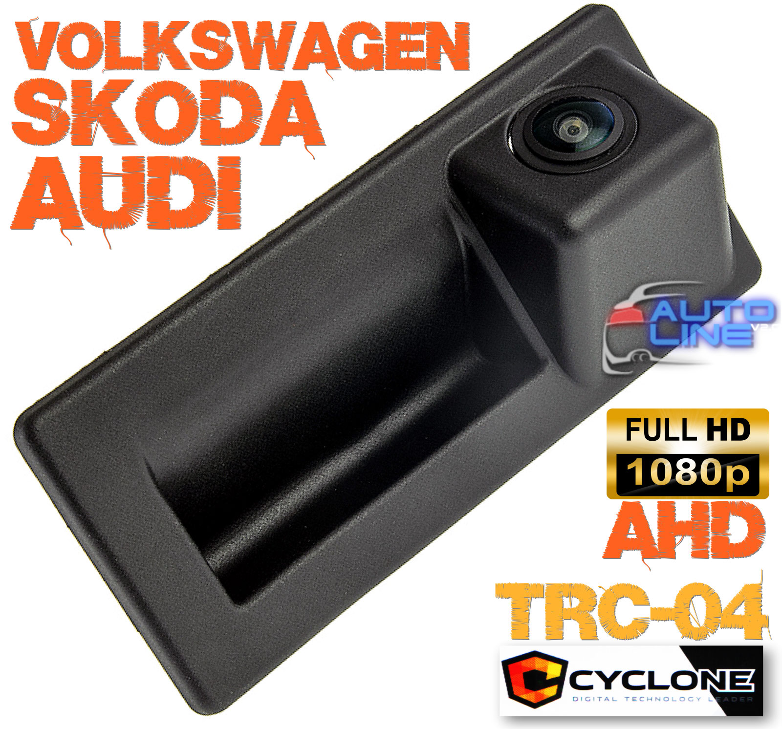 Cyclone TRC-04 Audi A4, VW Touran, Skoda Octavia, SuperB (LS8032) - AHD FULL HD штатная камера заднего вида Audi A4, VW Touran, Skoda Octavia, SuperB