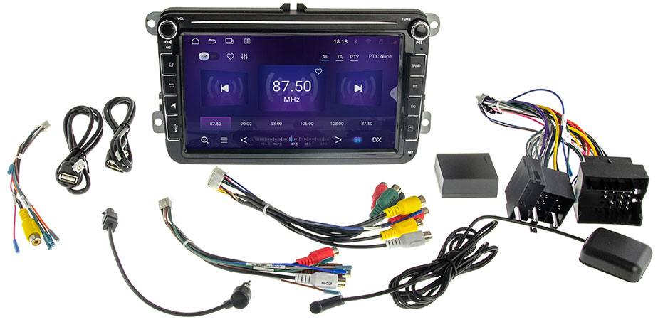 Cyclone VW ANDROID 8 (4x64 DSP 360) - штатная магнитола Android VolksWagen 8 дюймов, штатная магнитола Android для Seat, штатная магнитола Android для Skoda