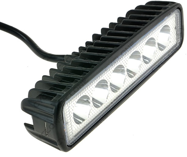 Cyclone WL-308 SLIM 18W EP6 SP — дополнительная LED-фара ldkmytuj света 6 диодов 18 Вт