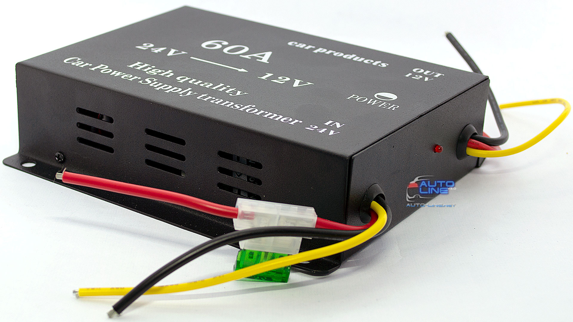 DC/DC 24V-12V 60A - профессиональный автомобильный понижающий преобразователь напряжения 24-12В 60A