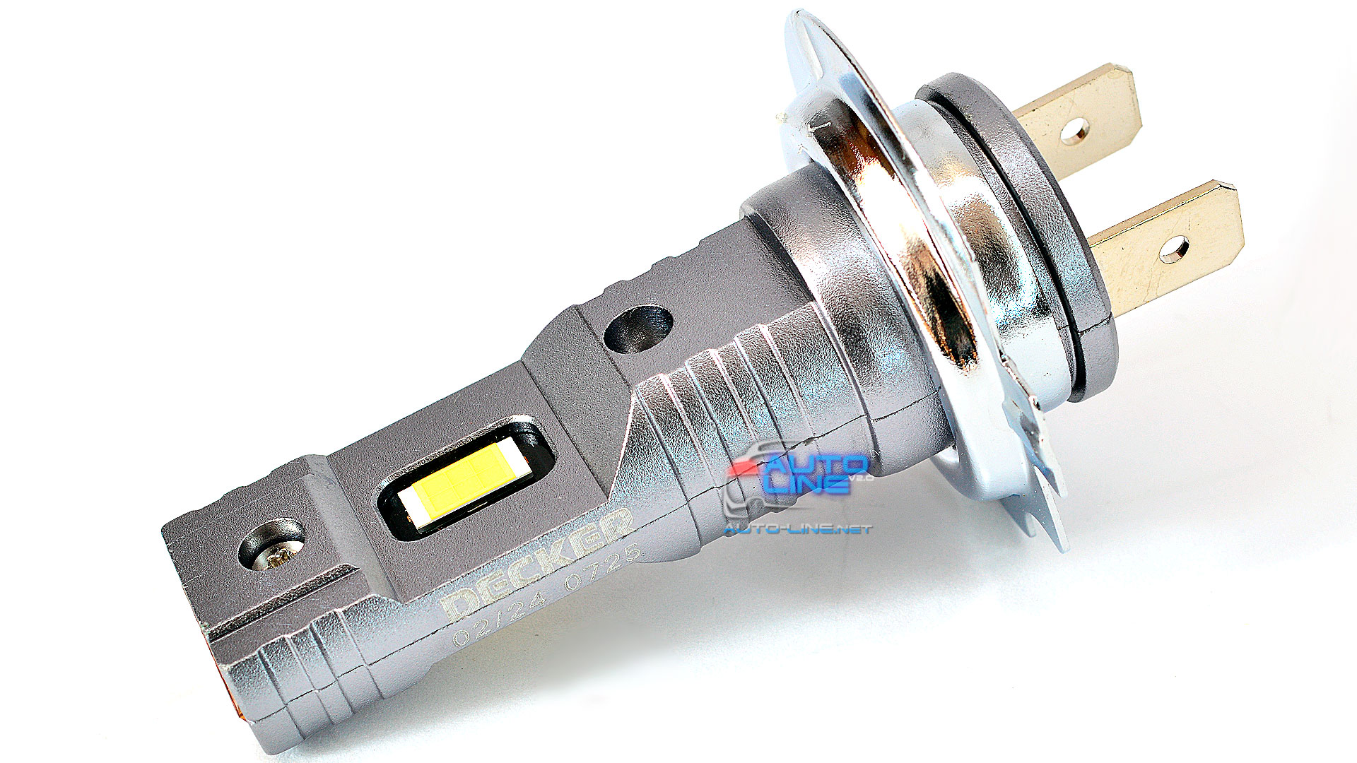 Decker LED PL-05 5K H7  — мини LED-лампа H7 под галогенку, без вентилятора, 5000K