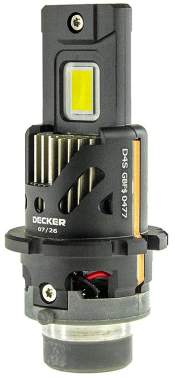 Decker LED PL-07 6K D4S - штатні LED-лампи D4S, штатні LED-лампи в лінзу D4S