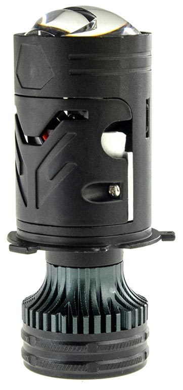 Decker LED RGX-01 5,5K H4 65/85 Вт — міні-LED-лінза H4, 1,44 (36,5 мм), 85 Вт, світлодіодна лампа-лінза H4