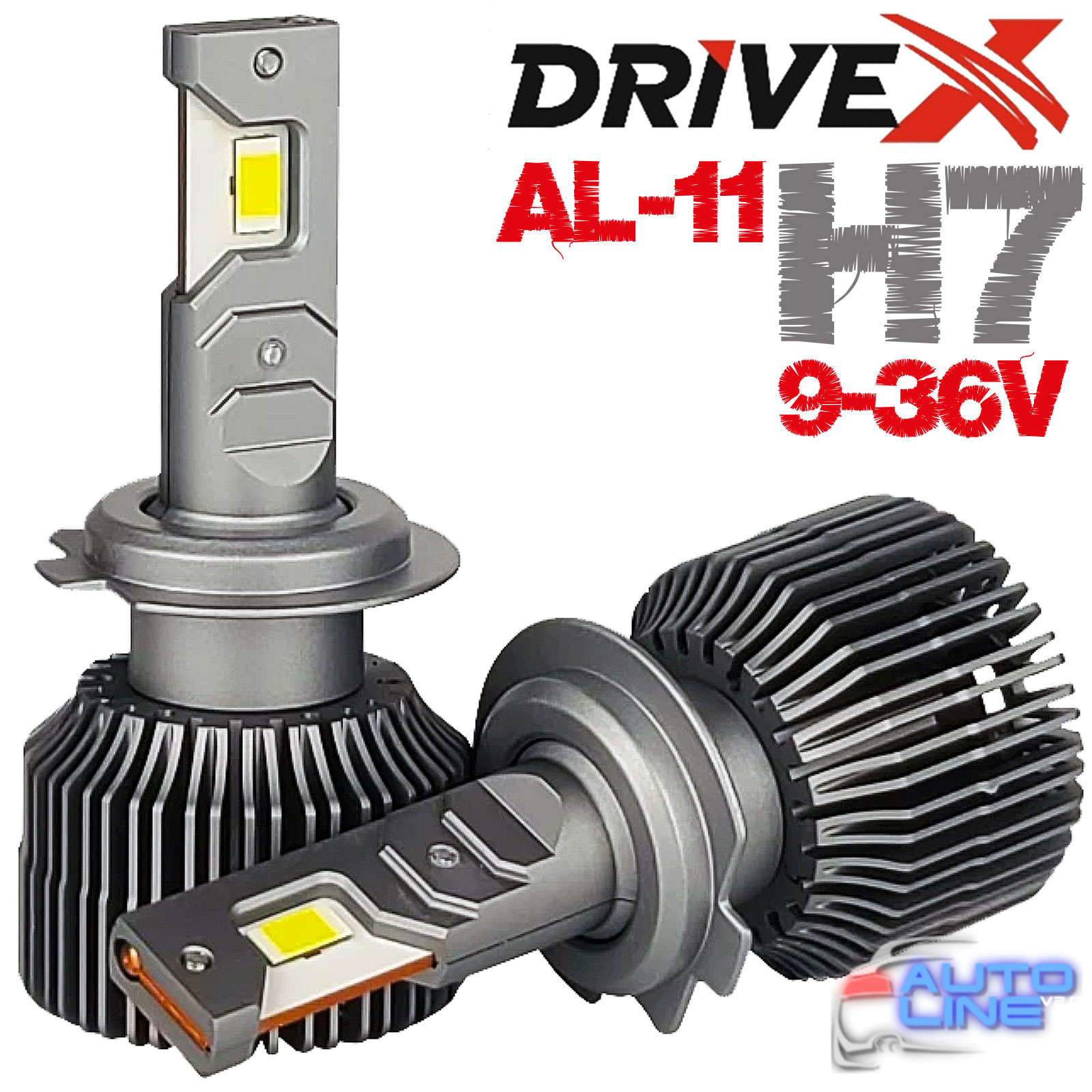 DriveX AL-11 H7 5.5K 50W 9-36V - LED Лампи Серії AL-11 (9-36V) 