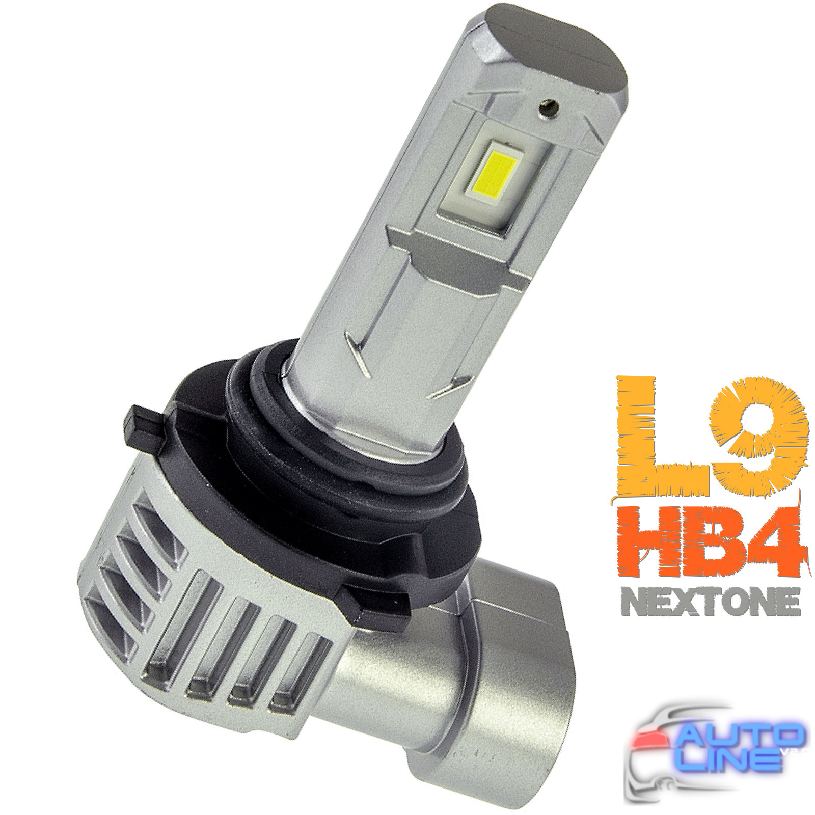 Nextone LED L9 9006 6000K - міні LED-лампа HB4/9006 під галогенку, без вентилятора, 6000K
