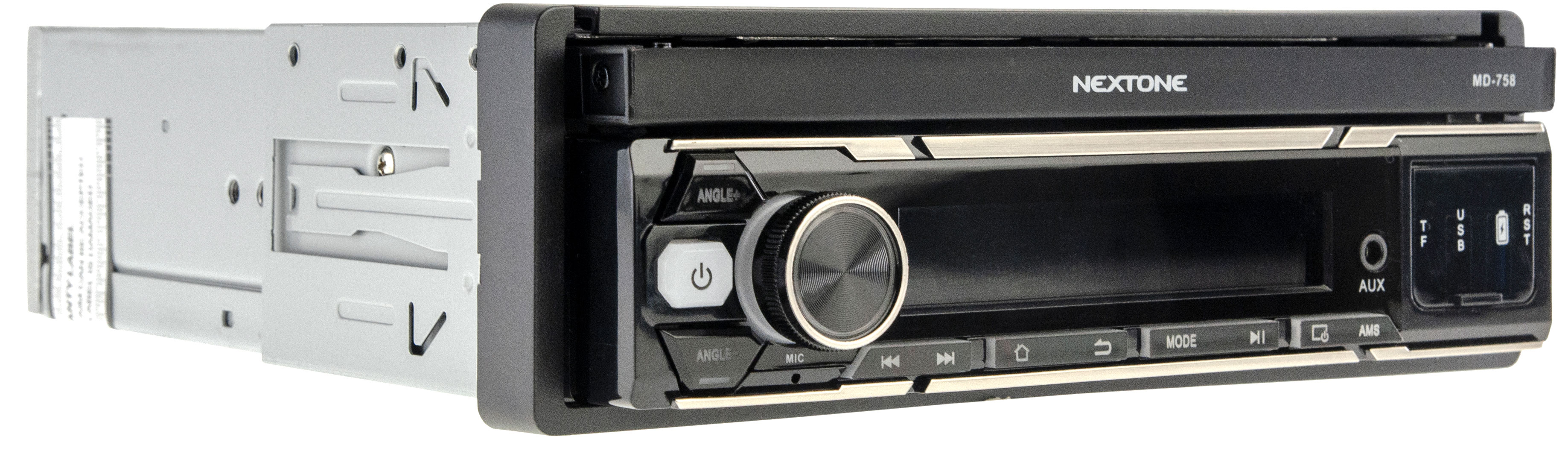 Nextone MD-758 v2 - универсальная магнитола 1DIN Android с моторизованным дисплеем