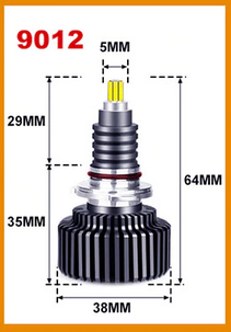 Габариты - B-Power LED SX 9012 (HIR2) 6000K 20000Lm