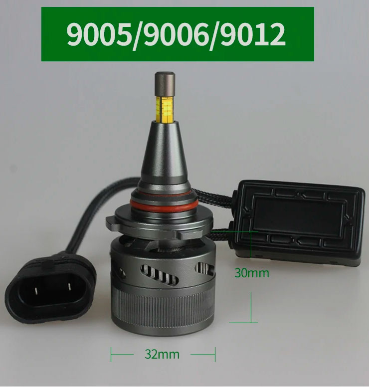 B-Power N1C LED 3D 9005/9006/9012/HB3/HB4/HIR2 4300K 28000Lm — мощные высококлассные автомобильные 3D LED-лампы 9005/9006/9012/HB3/HB4/HIR2 4300K 9-32В