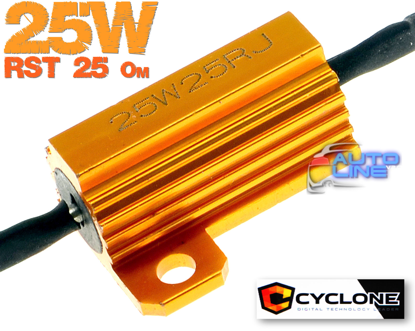 Cyclone Rst 25W 25Om SD - сопротивление 25Ом для LED-ламп для установки на автомобили с CAN-шиной