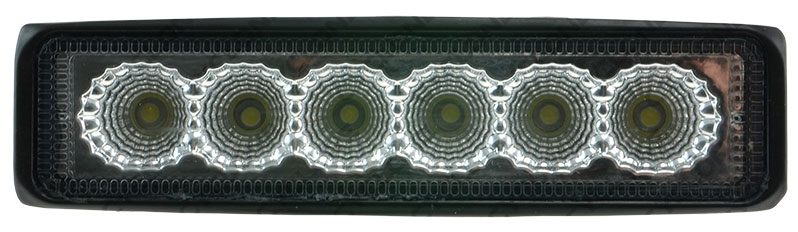 Cyclone WL-307 SLIM 18W EP6 FL - додаткова LED-фара, розсіяного світла, 6 діодів
