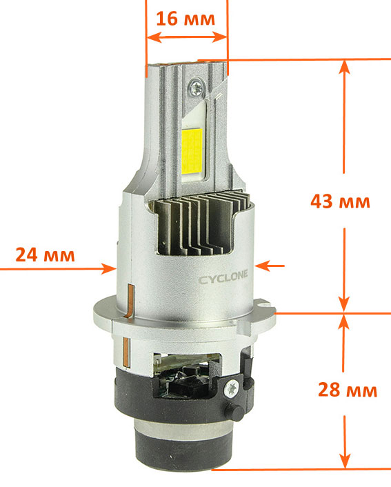 LED-лампы D4S, Конструкция LED-лампы