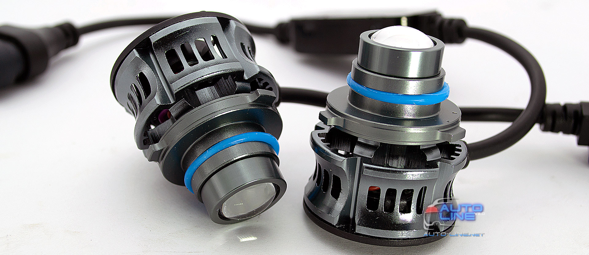 LED Mini Laser Lens 9005/HB3 6000K Canbus v1 - светодиодные мини лазерные линзы 9005/HB3 6000K
