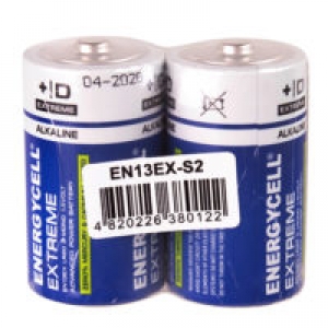 Батарейка ENERGYCELL EN13EX-S2 1.5V LR20 D2 SHRUNK ((2/12/120))
