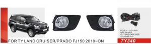 Противотуманные фары штатные Toyota Prado FJ150 2010-13/TY-340/H11-12V55W/эл.проводка (TY-340)