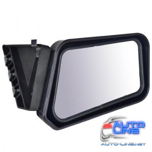 Зеркало боковое на ВАЗ 2101-2107 черное на болтах, в комплекте 2 шт.