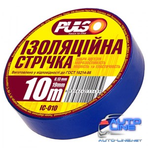 Изолента PULSO PVC 10м синяя ІС 10С