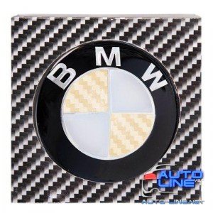 Заглушка колесного диска BMW 69x65 CarbonGold (4шт.) (JP)