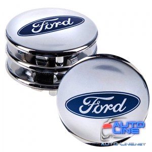 Заглушка колесного диска Ford 68x50 дутая (4шт.) (SAK 12/018)