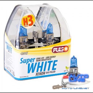 Лампы PULSO галогенные H3/PK22S 12v55w super white/plastic box